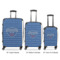 Custom Design - Luggage Bags all sizes - With Handle