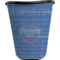 Custom Design - Waste Basket - Black - Front