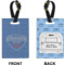 Custom Design - Rectangle Luggage Tag (Front + Back)