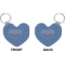 Custom Design - Heart Keychain (Front + Back)