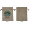 Custom Design - Medium Burlap Gift Bag - Front Approval