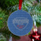 Custom Design - Metal Ball Ornament - Lifestyle