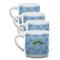 Custom Design - Double Shot Espresso Mugs - Set of 4 Front