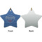 Custom Design - Ceramic Flat Ornament - Star Front & Back (APPROVAL)