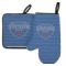 Custom Design - Neoprene Oven Mitt and Pot Holder Set - Left