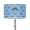 Custom Design - 12" Drum Lampshade - ON STAND (Poly Film)