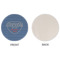 Custom Design - Round Linen Placemats - APPROVAL (single sided)