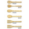 Custom Design - Bamboo Cooking Utensils Set - Double Sided - APPROVAL