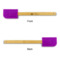 Custom Design - Silicone Spatula - Purple - Front & Back