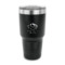 Custom Design - 30 oz Stainless Steel Ringneck Tumblers - Black - FRONT