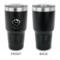 Custom Design - 30 oz Stainless Steel Ringneck Tumblers - Black - Single Sided - APPROVAL