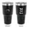 Custom Design - 30 oz Stainless Steel Ringneck Tumblers - Black - Double Sided - APPROVAL