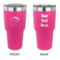 Custom Design - 30 oz Stainless Steel Ringneck Tumblers - Pink - Double Sided - APPROVAL