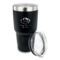 Custom Design - 30 oz Stainless Steel Ringneck Tumblers - Black - LID OFF