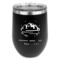 Custom Design - Stainless Wine Tumblers - Black - Single Sided - Front