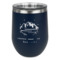 Custom Design - Stainless Wine Tumblers - Navy - Single Sided - Front