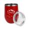 Custom Design - Stainless Wine Tumblers - Red - Single Sided - Alt View