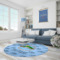 Custom Design - Round Area Rug - IN CONTEXT