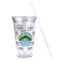 Custom Design - Acrylic Tumbler - Full Print - Front straw out