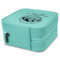 Custom Design - Travel Jewelry Boxes - Leather - Teal - View from Rear