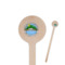 Custom Design - Wooden 6" Stir Stick - Round - Closeup