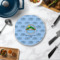 Custom Design - Round Stone Trivet - In Context View