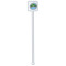 Custom Design - White Plastic Stir Stick - Double Sided - Square - Single Stick