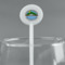 Custom Design - White Plastic 5.5" Stir Stick - Round - Main