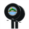 Custom Design - Black Plastic 5.5" Stir Stick - Single Sided - Round - Front & Back