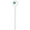 Custom Design - White Plastic 7" Stir Stick - Round - Single Stick