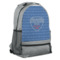 Custom Design - Large Backpack - Gray - Angled View