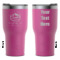 Custom Design - RTIC Tumbler - Magenta - Double Sided - Front & Back