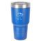 Custom Design - 30 oz Stainless Steel Ringneck Tumbler - Blue - Front