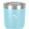 Custom Design - 30 oz Stainless Steel Ringneck Tumbler - Teal - Close Up