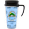 Custom Design - Travel Mug with Black Handle - Front